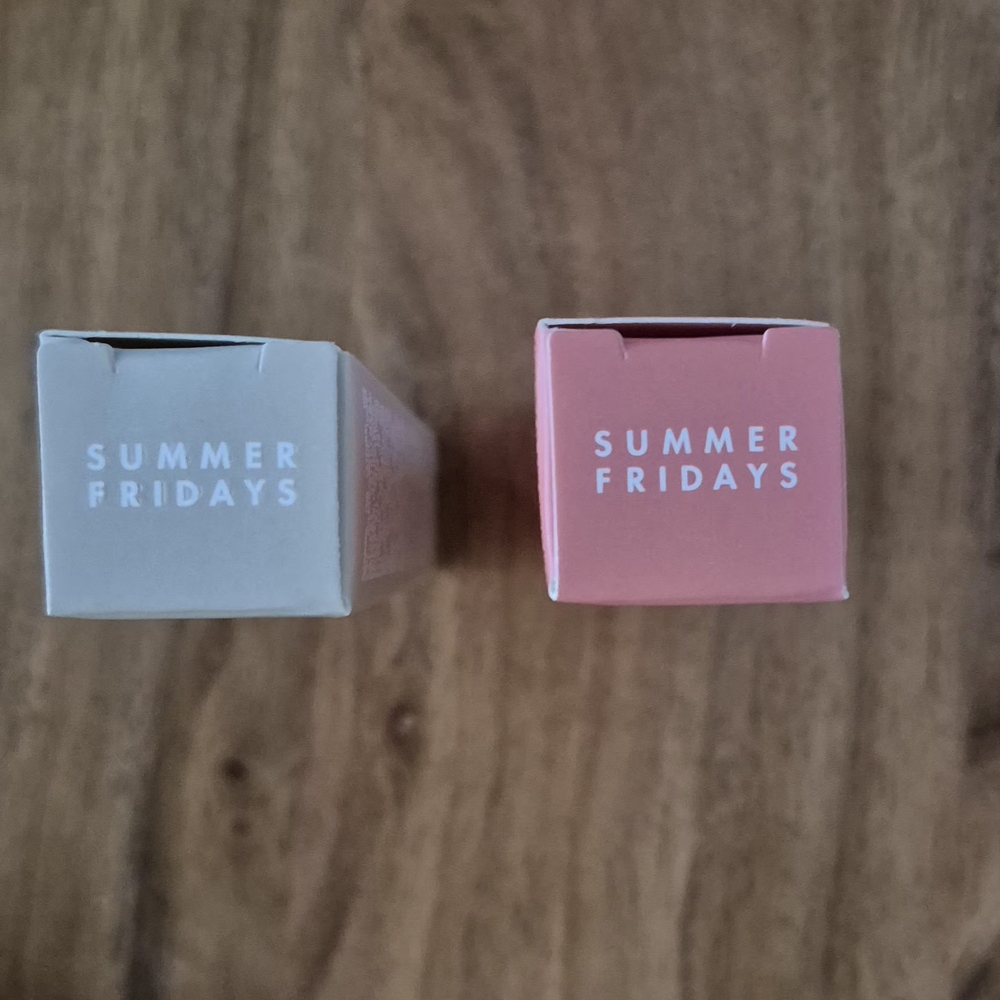 NEW Summer Fridays Lip Butter Balm Set - Vanilla & Birthday Cake - Picture 2 of 5